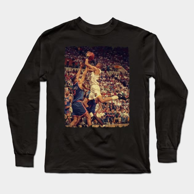 Reggie Miller in Knick Traffic Long Sleeve T-Shirt by Wendyshopart